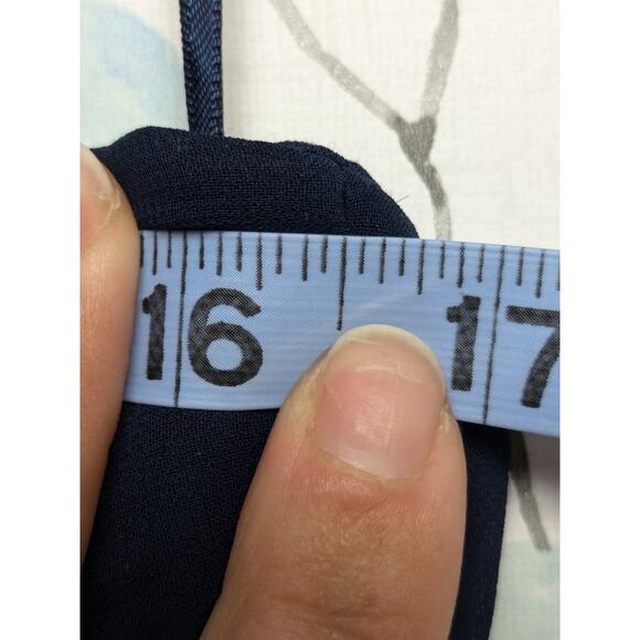 Birdy Grey Women's Size Large Grace Convertible Strap Maxi Dress Navy Blue Slit - Picture 9 of 10